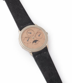 Perpetual Calendar | Salmon Dial | Grey Gold