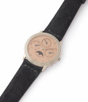 Perpetual Calendar | Salmon Dial | Grey Gold