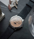 Perpetual Calendar | Salmon Dial | Grey Gold