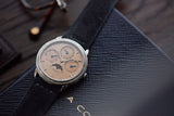 Perpetual Calendar | Salmon Dial | Grey Gold