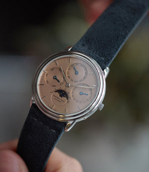Perpetual Calendar | Salmon Dial | Grey Gold