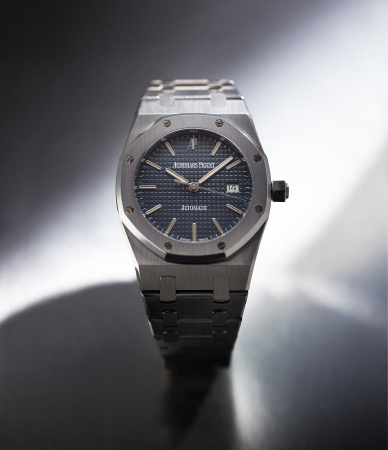 Front dial rare Audemars Piguet | Royal Oak | 15000ST/O/0789ST/01 | Stainless Steel | preowned watch at A Collected Man London