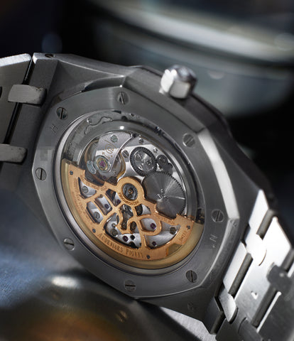 Audemars piguet royal shop oak case back