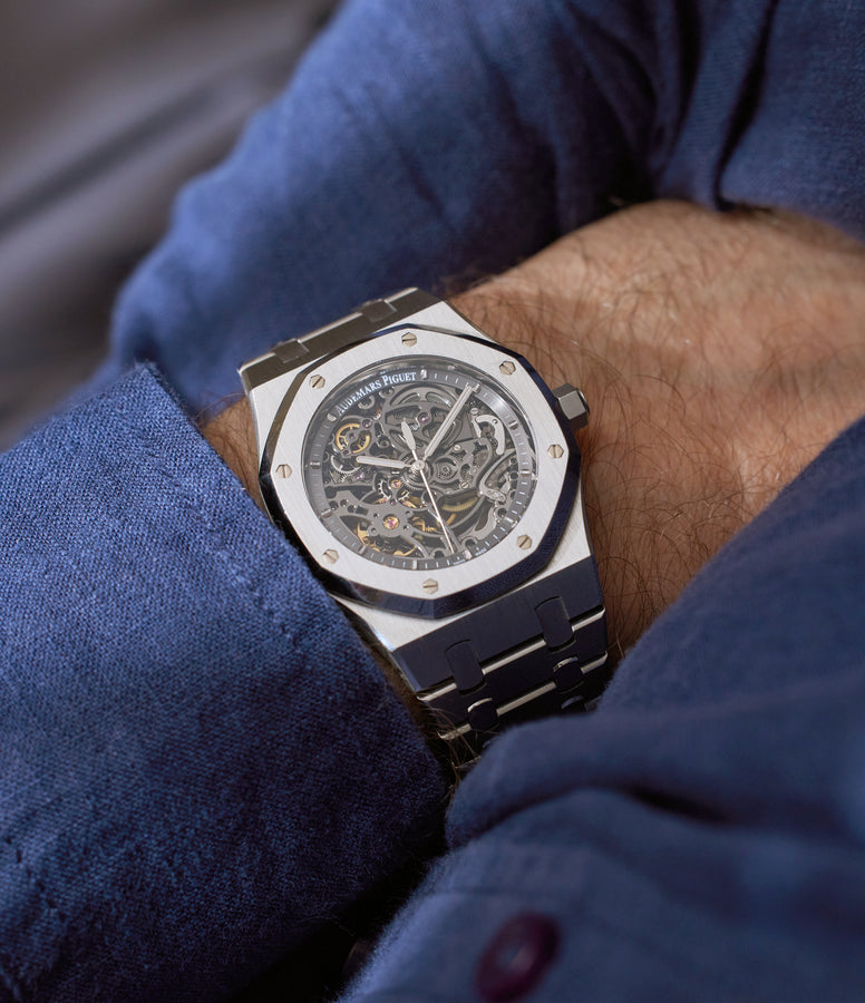 Audemars Piguet Royal Oak 15305ST | Stainless Steel | Dial | On Wrist | A Collected Man London | Buy Rare Watches