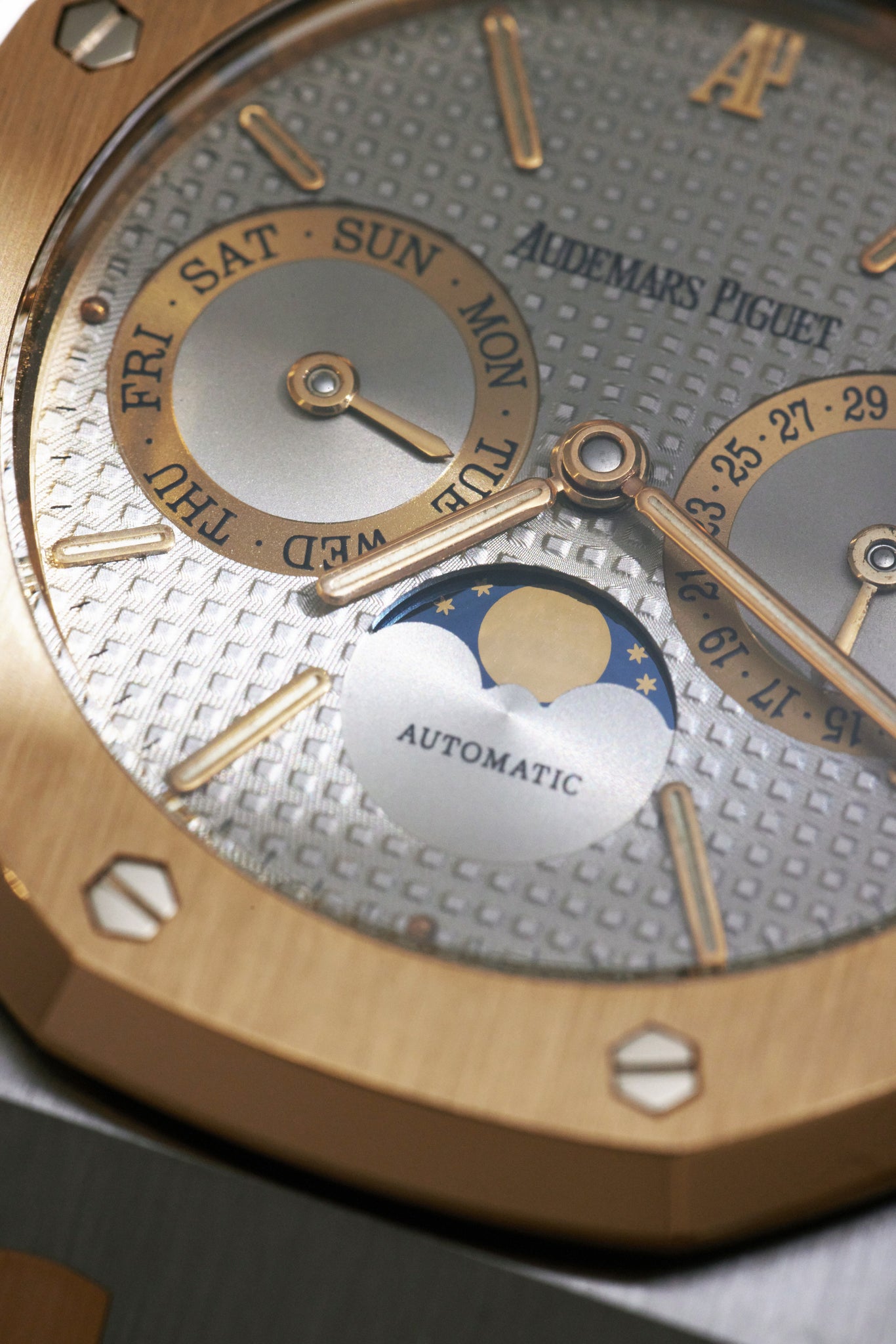 Royal Oak Day Date | 25594 | Stainless Steel And Yellow Gold