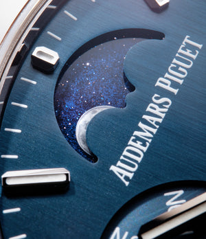 rare Audemars Piguet Royal Oak Perpetual Calendar Ultra-Thin 26586IP.OO.1240IP.01 Titanium & Platinum preowned watch at A Collected Man London