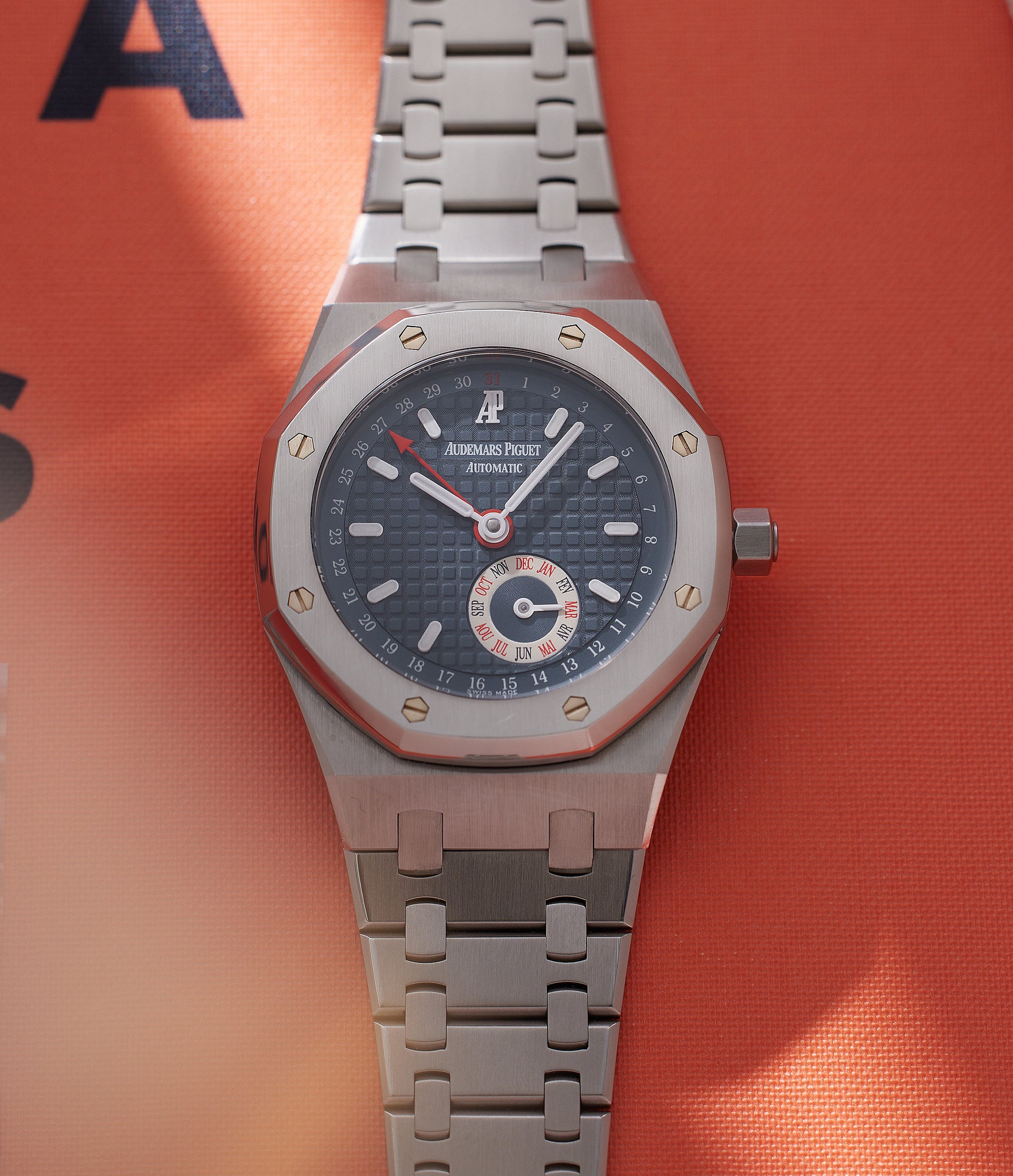 25920st Royal Oak Quantième Annuel 25920ST Stainless Steel Buy Audemars Piguet ...