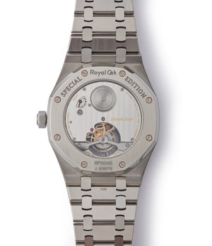 ultra-slim Tourbillon Audemars Piguet Royal Oak Tourbillon Special Edition Japanese steel pre-owned watch for sale online at A Collected Man London UK specialist of rare watches
