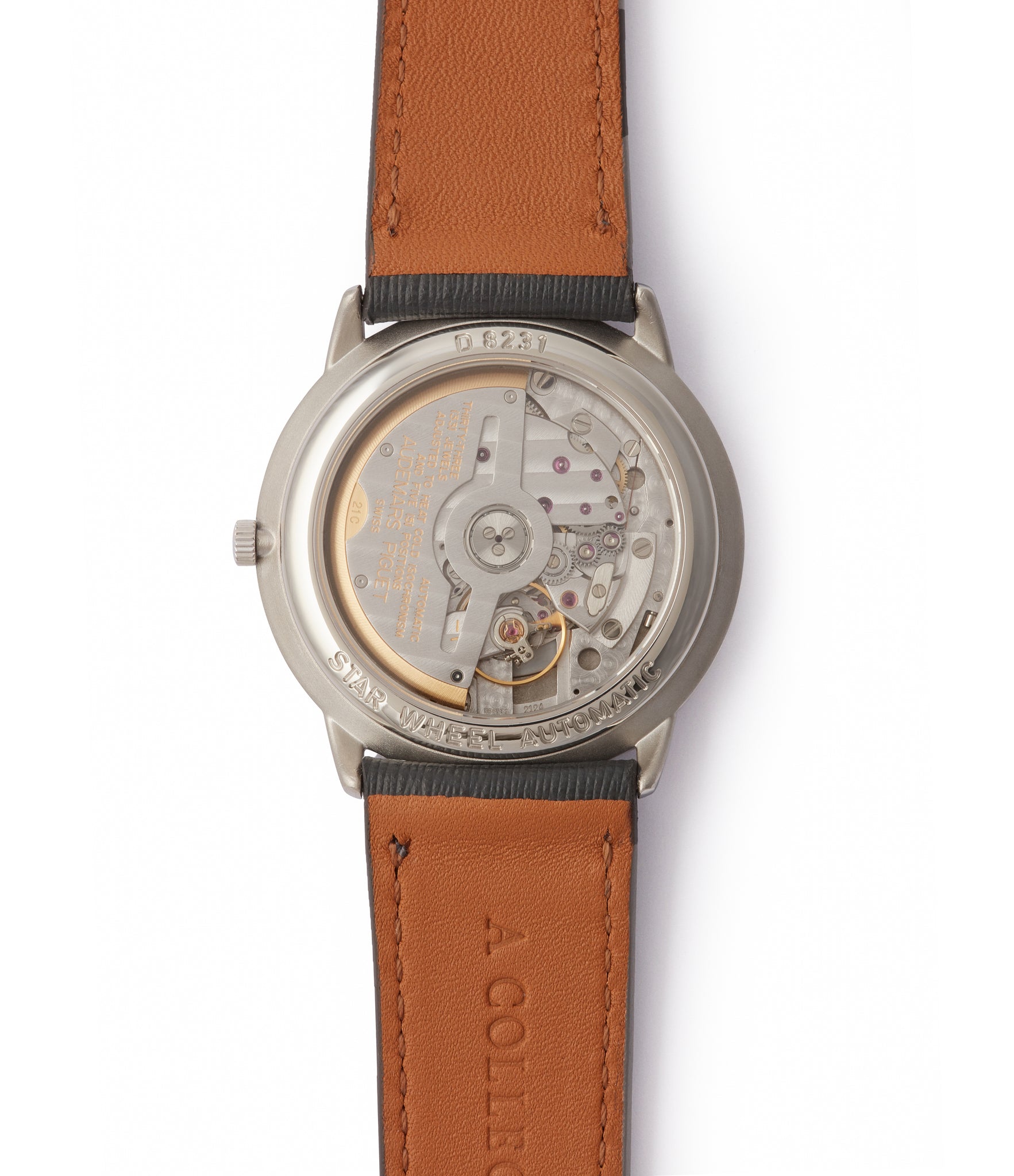 calibre 2224/2812 Audemars Piguet Star Wheel platinum time-only dress watch for sale online at A Collected Man London