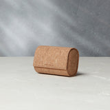 Two-watch oval-shaped roll in cork, stylish and secure home for your favourite watches, designed with travelling or daily storage in mind | A Collected Man