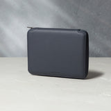 Besançon, eight-watch folio, midnight blue, grained leather | Buy A Collected Man Accessories