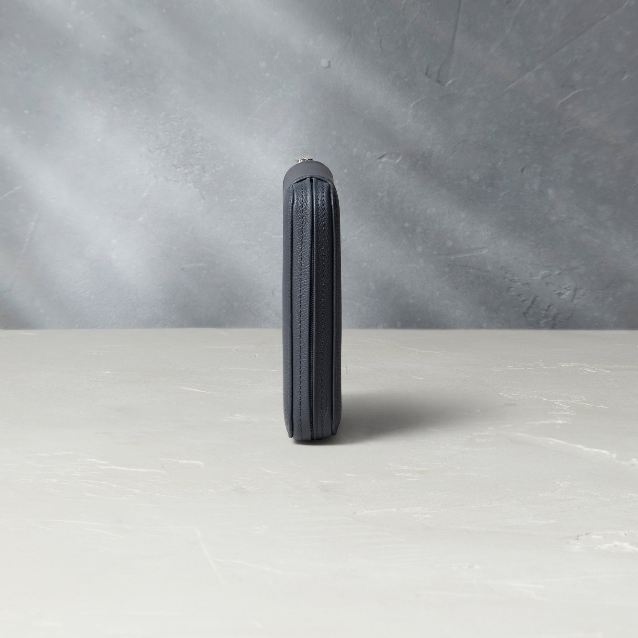 Besançon, eight-watch folio, midnight blue, grained leather | Buy A Collected Man Accessories