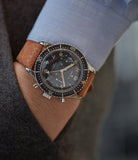 Buy rugged suede quality watch strap in burnt tawny brown from A Collected Man London, in short or regular lengths. We are proud to offer these hand-crafted watch straps, thoughtfully made in Europe, to suit your watch. Available to order online for worldwide delivery.