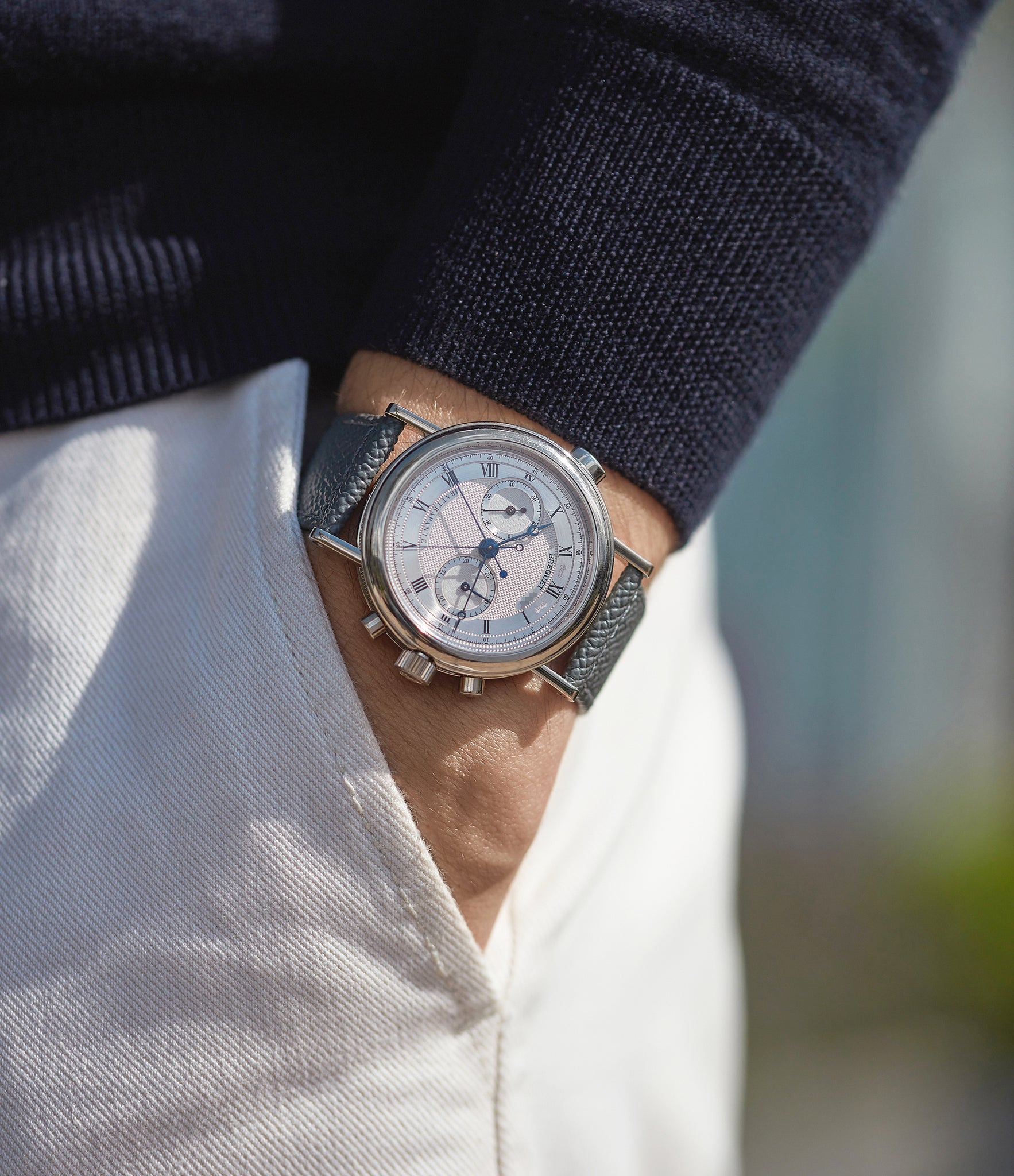3947 | Rattrapante Chronograph | White Gold