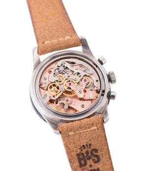 Cal. 178 chronograph Breitling Unitime 1765 steel vintage chronograph Cal. 178 pilot watch for sale online at A Collected Man London UK specialist of rare watches