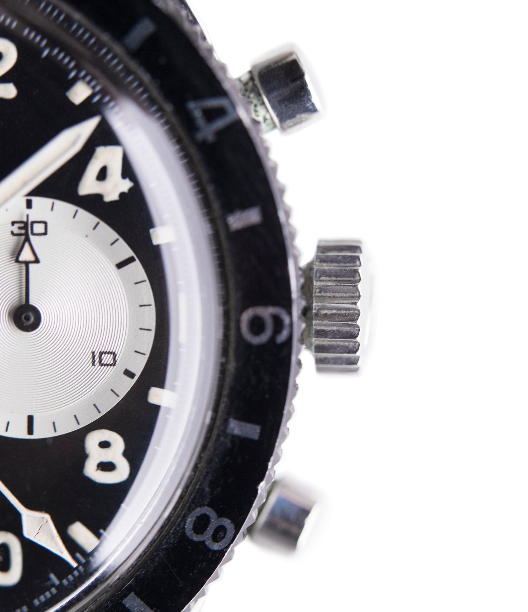 ref. 1765 chronograph Unitime Breitling steel vintage Cal. 178 pilot watch for sale online at A Collected Man London UK specialist of rare watches