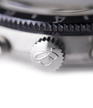 original vintage Breitling crown 1765 Unitime steel vintage Cal. 178 pilot watch for sale online at A Collected Man London UK specialist of rare watches