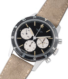 buy 765 Breitling AVI pilot steel vintage chronograph watch online at A Collected Man London UK specialist of rare vintage watches