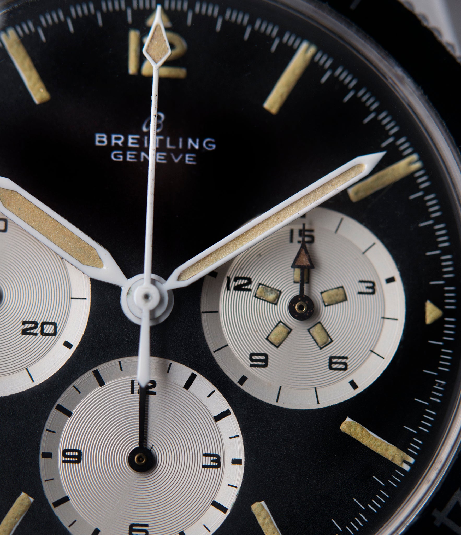 rare Breitling 765 AVI pilot steel vintage chronograph watch online at A Collected Man London UK specialist of rare vintage watches