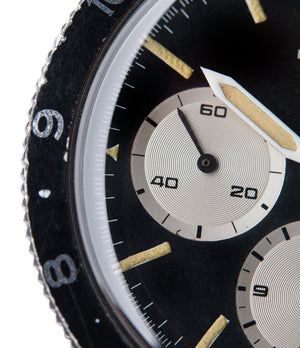 12-hour bezel Breitling 765 AVI pilot steel vintage chronograph watch online at A Collected Man London UK specialist of rare vintage watches