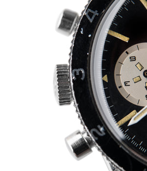 vintage chronograph Breitling 765 AVI pilot steel watch online at A Collected Man London UK specialist of rare vintage watches