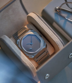 Limited Edition Bulgari BVULGARI Octa Finissimo Tadao Ando titanium sports watch for sale at A Collected Man London