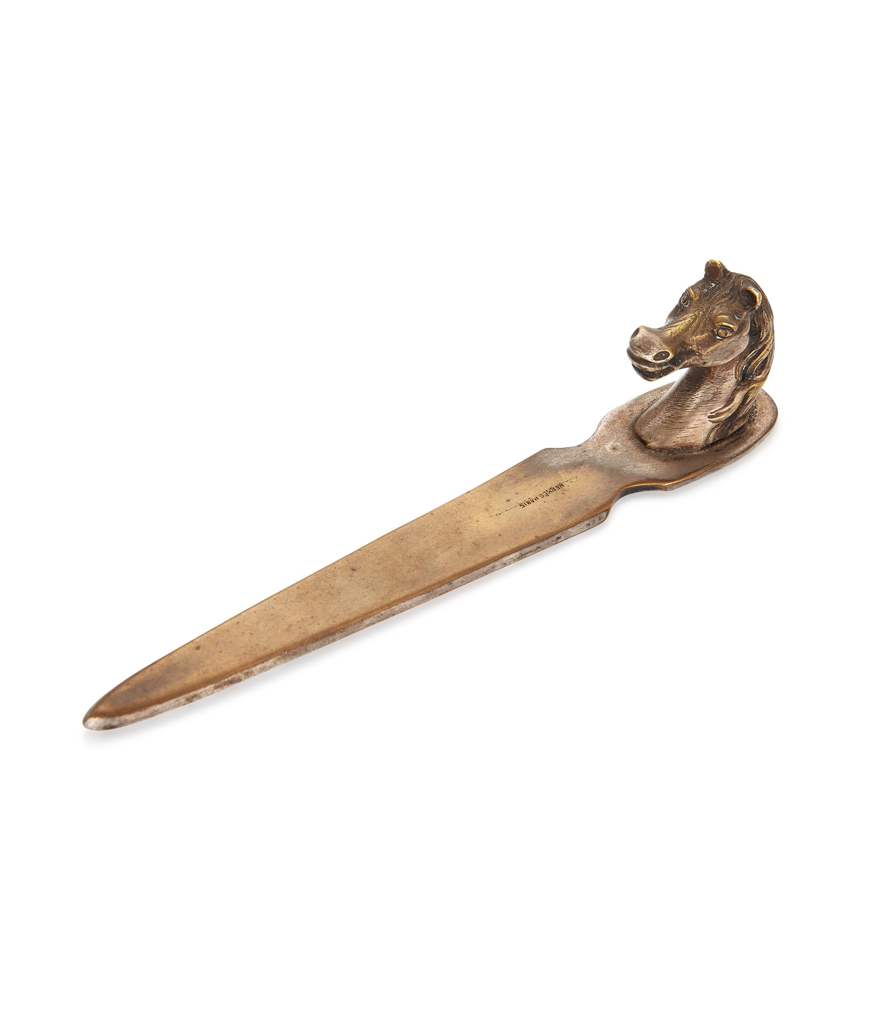 buy vintage Hermès letter opener with bronze and brass sheen online at A Collected Man London