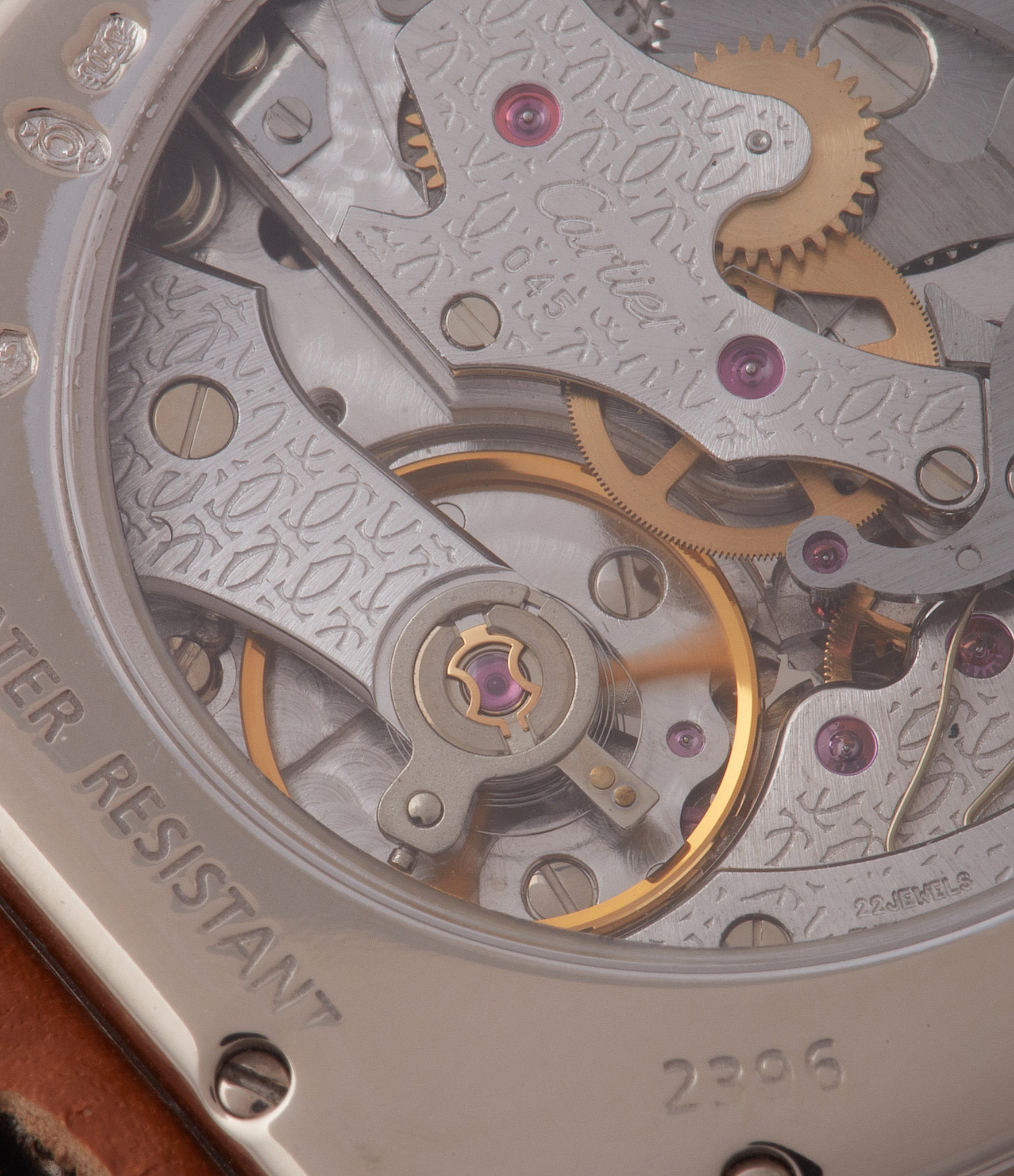 THA ebauche Cartier Monopusher 2396  by independent watchmakers chronograph  for sale at A Collected Man London UK specialist of rare watches