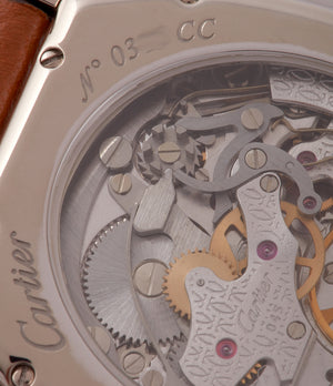 Cal. 045MC THA Cartier Monopusher 2396 Vianney Halter F. P. Journe Denis Flageollet chronograph  for sale at A Collected Man London UK specialist of rare watches