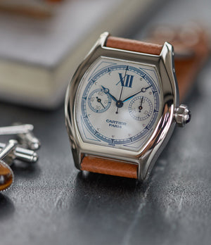 Cartier Monopusher 2396 Cal. 045MC THA by independent watchmakers chronograph  for sale at A Collected Man London UK specialist of rare watches