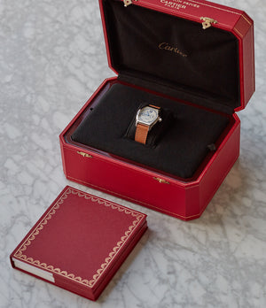 full set preowned Cartier Monopusher 2396 Cal. 045MC THA by independent watchmakers chronograph  for sale at A Collected Man London UK specialist of rare watches