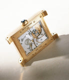Caseback | Cartier 2551 | Tank à Vis Dual Time | Yellow Gold | A Collected Man | Available Worldwide