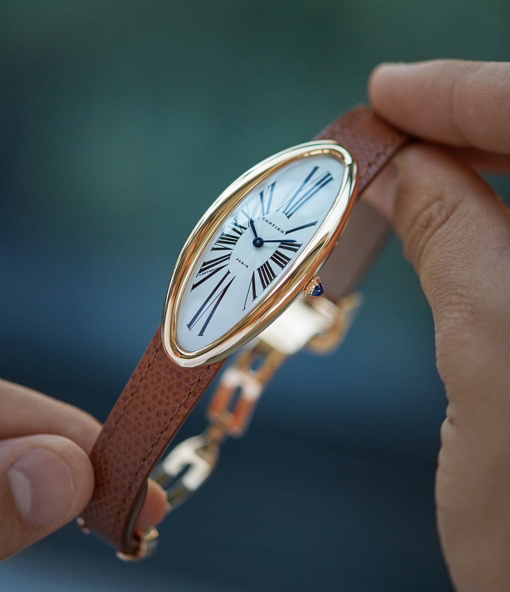 Cartier Baignoire Allong e pink gold watch Buy vintage Cartier