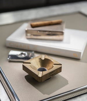 Vintage collectable Cartier bronze ashtray available to buy at A Collected Man London