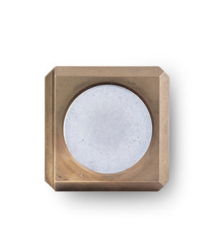 Base shot of vintage collectable Cartier bronze ashtray available to buy at A Collected Man London