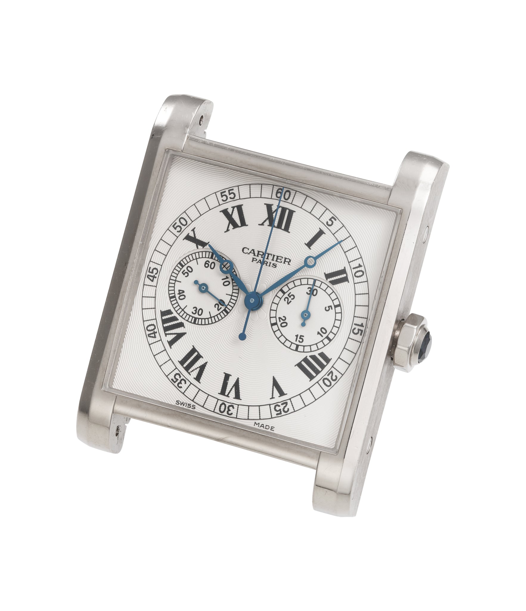 Cartier Collection Privée Cartier Paris Monopoussoir Ref. 2846 - Limited Edition of 100 pieces | Dial | White Gold | Available Worldwide At A Collected Man