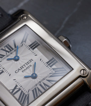 Cartier | Tank à Vis | Dual Time | White Gold