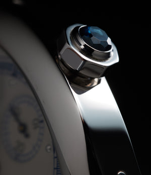 Crown Side | Cartier | Tortue Monopoussoir | 2396 | CPCP | White Gold | Available worldwide at A Collected Man