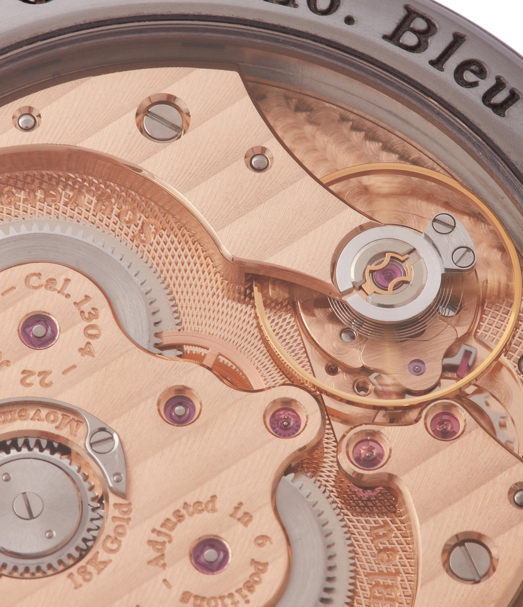 rose gold Cal. 1304 F. P. Journe Chronometre Bleu tantalum blue dial watch independent watchmaker for sale online at A Collected Man London UK specialist of rare watches 