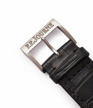 tantalum F. P. Journe buckle Chronometre Bleu  blue dial watch independent watchmaker for sale online at A Collected Man London UK specialist of rare watches 