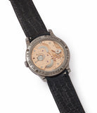 Cal. 1304 F. P. Journe Chronometre Bleu tantalum blue dial watch independent watchmaker for sale online at A Collected Man London UK specialist of rare watches 