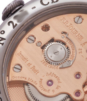 independent watchmaker F. P. Journe Chronometre Bleu  blue dial watch independent watchmaker for sale online at A Collected Man London UK specialist of rare watches 