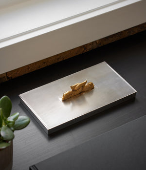 Hermès Cigarette Box | Nautical Design with Dolphins | Silver-gilt Plated A Collected Man London