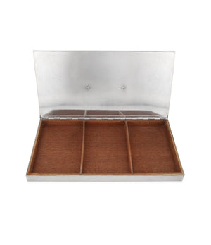 Hermès Cigarette Box | Nautical Design with Dolphins | Silver-gilt Plated A Collected Man London