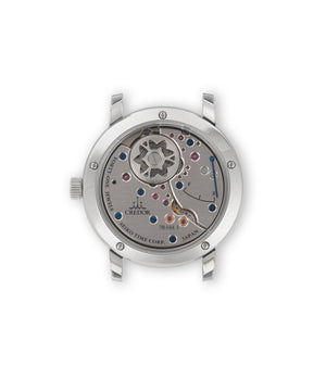 Caseback | Credor Eichi II | 'Ruri' Blue Dial | GBLT997 | Platinum | A Collected Man | Available Worldwide