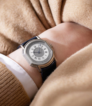 on the wrist Daniel Roth Extra Plat 2167 White Gold preowned watch at A Collected Man London