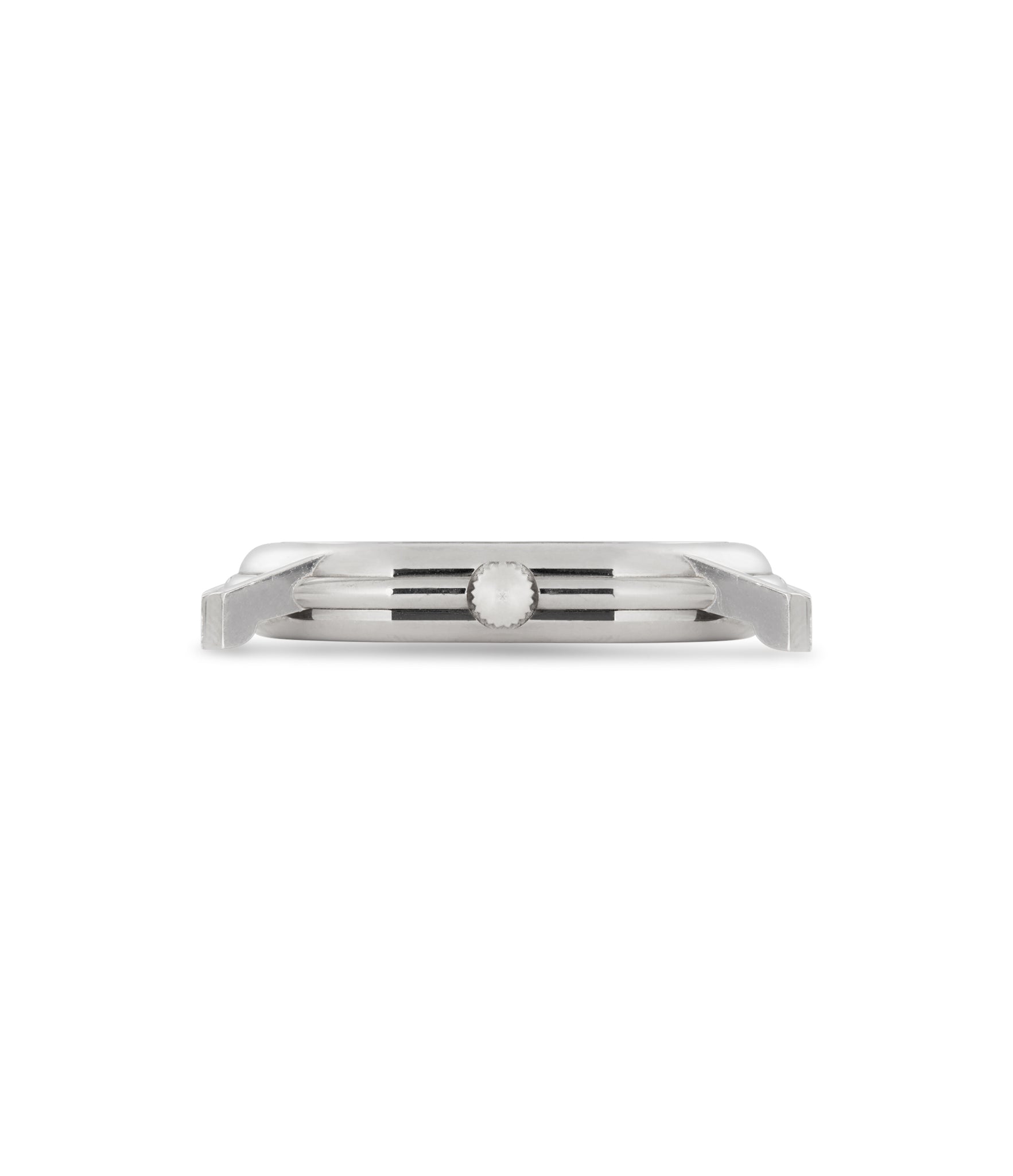 Crown side | White Gold Daniel Roth Extra Plat 2167  preowned watch at A Collected Man London