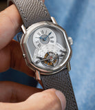 Daniel Roth rare wristwatch Tourbillon stainless steel watch at A Collected Man London