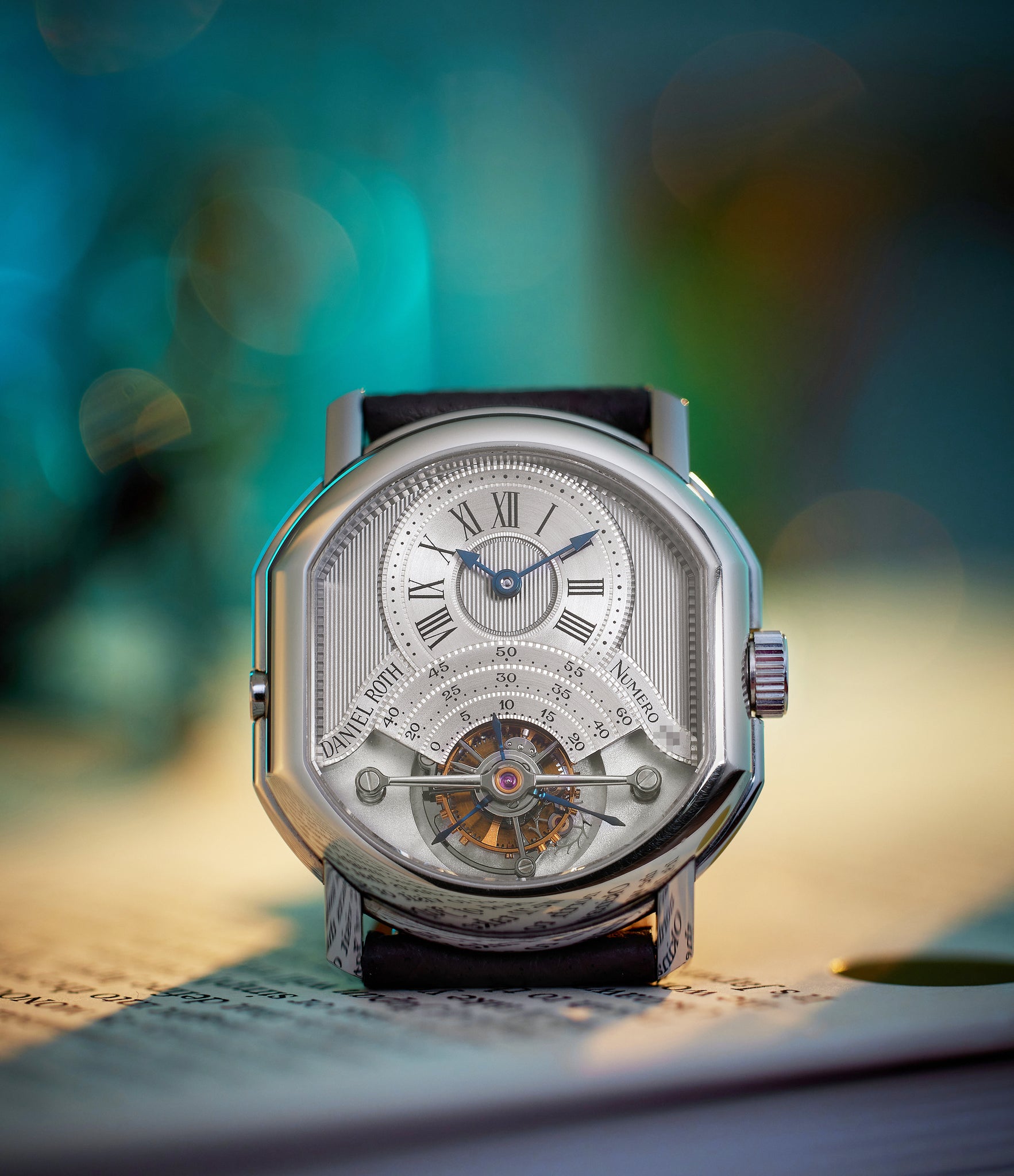 Daniel Roth Tourbillon stainless steel watch at A Collected Man London