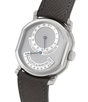 Daniel Roth Regulateur Tourbillon stainless steel watch at A Collected Man London